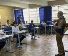PM e Secretaria da Educação promovem primeira ação do Programa de Segurança Avançado