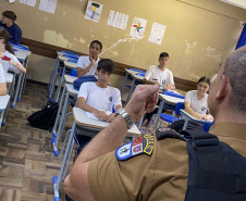 PM e Secretaria da Educação promovem primeira ação do Programa de Segurança Avançado