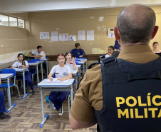 PM e Secretaria da Educação promovem primeira ação do Programa de Segurança Avançado