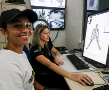 Integração: futuros praças da PM conhecem atuação da Polícia Penal no complexo de Piraquara