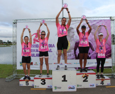 PMPR reúne centenas de policiais femininas na 1ª Corrida do Dia Internacional da Mulher