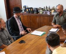 Secretário Hudson recebe visita do deputado Tito Barrichello