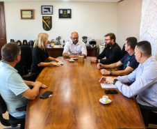 Secretário da Segurança Pública recebe visita da cônsul-geral da Polônia, Marta Olkowska