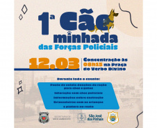 1ª Cãominhada das Forças Policiais vai movimentar São José dos Pinhais no domingo