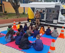 Polícia Militar inicia projeto BPTran nas Escolas, de educação no trânsito