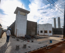 Obra da nova Cadeia Pública de Arapongas chega a 83% de execução