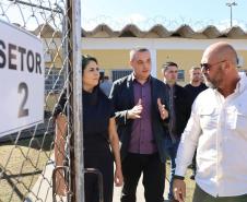Secretário Hudson faz visita técnica em duas unidades prisionais no interior do Estado