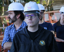 Secretário visita obras e instituições da segurança pública em Ponta Grossa