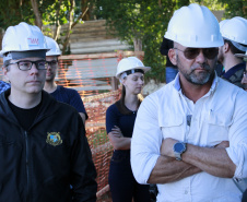 Secretário visita obras e instituições da segurança pública em Ponta Grossa