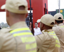 Governador inaugura sede do Corpo de Bombeiros e libera novos investimentos para Ivaiporã