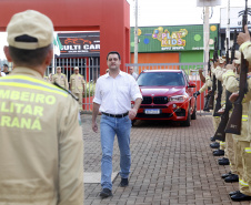Governador inaugura sede do Corpo de Bombeiros e libera novos investimentos para Ivaiporã
