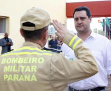 Governador inaugura sede do Corpo de Bombeiros e libera novos investimentos para Ivaiporã