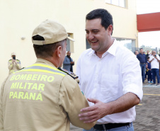 Governador inaugura sede do Corpo de Bombeiros e libera novos investimentos para Ivaiporã