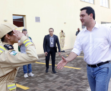 Governador inaugura sede do Corpo de Bombeiros e libera novos investimentos para Ivaiporã