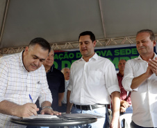 Governador inaugura sede do Corpo de Bombeiros e libera novos investimentos para Ivaiporã