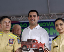 Governador inaugura sede do Corpo de Bombeiros e libera novos investimentos para Ivaiporã
