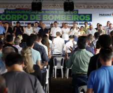 Governador inaugura sede do Corpo de Bombeiros e libera novos investimentos para Ivaiporã