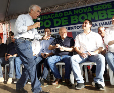 Governador inaugura sede do Corpo de Bombeiros e libera novos investimentos para Ivaiporã