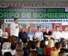 Governador inaugura sede do Corpo de Bombeiros e libera novos investimentos para Ivaiporã