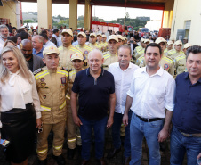 Governador inaugura sede do Corpo de Bombeiros e libera novos investimentos para Ivaiporã