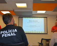 Maio Amarelo: Polícia Penal promove ações de educação no trânsito e prevenção de acidentes