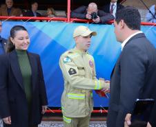 Na maior contratação em dez anos, 419 bombeiros se formam para atuar em todo o Paraná