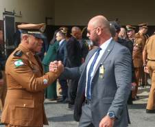 PM homenageia autoridades civis e militares nos dois anos da unidade policial de motocicletas