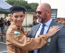 PM homenageia autoridades civis e militares nos dois anos da unidade policial de motocicletas