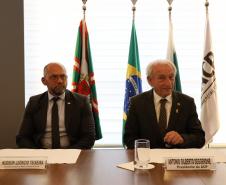 Segurança Pública se reúne com presidência da Associação Comercial do Paraná