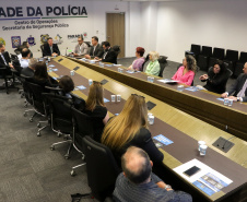 Sesp recebe representantes de Conselhos de Segurança de bairros de Curitiba