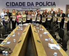 Sesp recebe representantes de Conselhos de Segurança de bairros de Curitiba