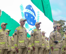 Na maior contratação em dez anos, 419 bombeiros se formam para atuar em todo o Paraná