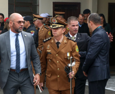 PM homenageia autoridades civis e militares nos dois anos da unidade policial de motocicletas