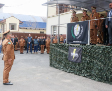 PM homenageia autoridades civis e militares nos dois anos da unidade policial de motocicletas