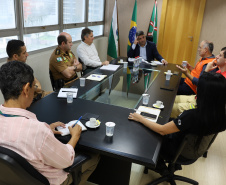 Gabinete da Segurança Pública se reúne com representantes da Forças de Segurança e Defesa Civil