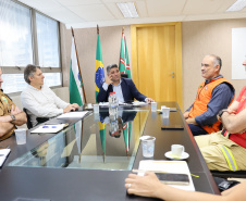 Gabinete da Segurança Pública se reúne com representantes da Forças de Segurança e Defesa Civil