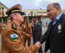 PM homenageia autoridades civis e militares nos dois anos da unidade policial de motocicletas