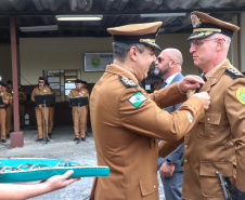 PM homenageia autoridades civis e militares nos dois anos da unidade policial de motocicletas