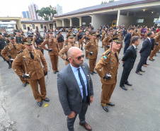 PM homenageia autoridades civis e militares nos dois anos da unidade policial de motocicletas