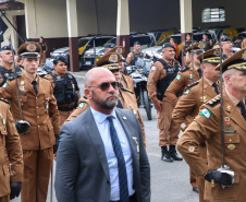 PM homenageia autoridades civis e militares nos dois anos da unidade policial de motocicletas