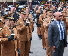 PM homenageia autoridades civis e militares nos dois anos da unidade policial de motocicletas
