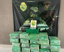 Polícia Militar prende homem com 700 quilos de maconha em Douradina