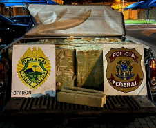 PMPR e Polícia Federal apreendem mais de 4 toneladas de drogas no Oeste do Estado