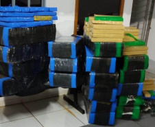 O Batalhão de Polícia Ambiental - Força Verde da Polícia Militar do Paraná apreendeu, nesta segunda-feira (12), mais de meia tonelada de drogas em Umuarama, na região Noroeste do Estado. 