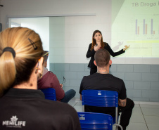 Palestra conscientiza servidores da Polícia Penal sobre identificação da tuberculose