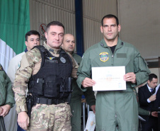 Unidade aérea da Polícia Militar forma novos operadores aerotáticos
