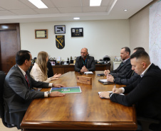  Secretário Hudson recebe representantes da ABIN
