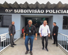 Secretário Hudson visita o município de São Mateus do Sul 