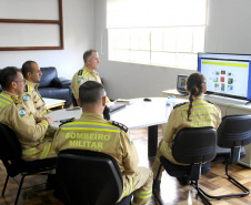 Com apoio do Simepar, Corpo de Bombeiros lança operação contra incêndios florestais no Paraná