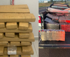  Polícia Militar apreende mais de 700 quilos de droga no Interior
